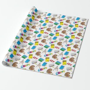 Konsthantverk hand plockade presentpapper
