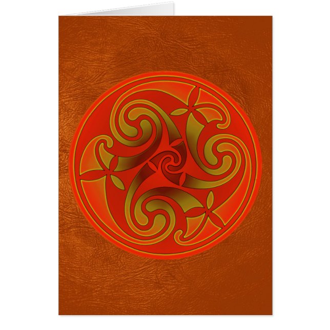 Konsthantverk i Spiral Hälsningskort (Framsidan)