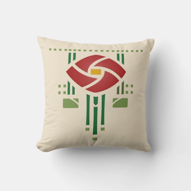 Konsthantverk steg kudde (Framsida)