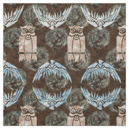 Konsthantverkstilugglor och örnar tyg