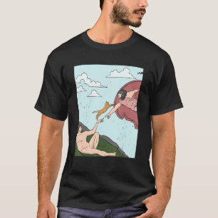 Konsthistoria Sköna konster Michelangelo Katt för T Shirt