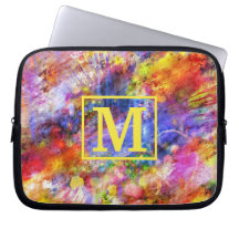 Konsthjälp för Abstrakten Guld Monogram