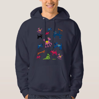 KonstHoodie: Galna Cornish hundar Hoodie