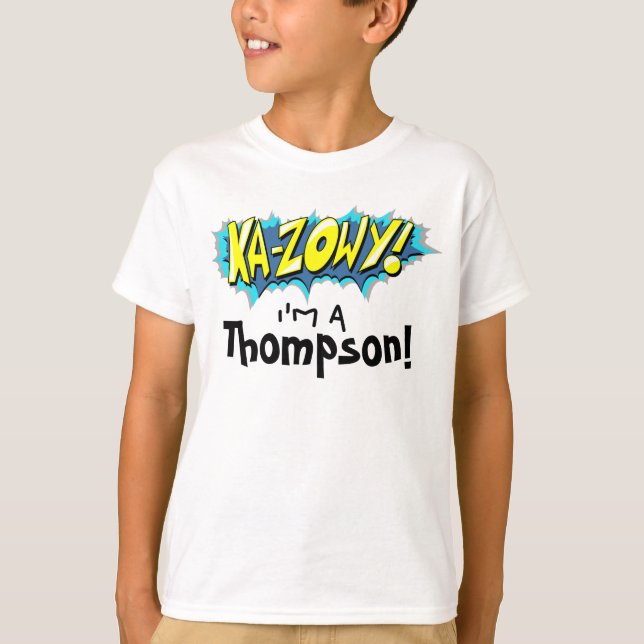 Konsthumorbokka-Zowy! Skjorta för adoptiondagparty T Shirt (Framsida)