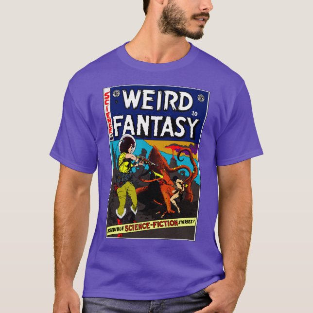 konstig 1950: Fantasy~Science T-Shirt (Framsida)