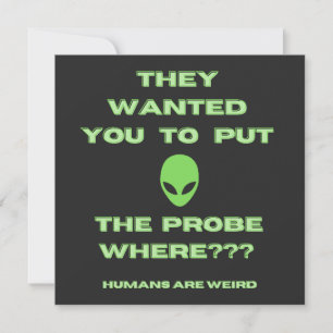 Konstig Alien probe Grönt Jumper Pullover