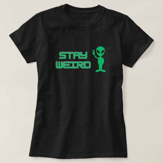 Konstig Alien T-Shirt (Design framsida)