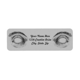 Konstig Anatomy Ögon Returadress Returadress Etikett