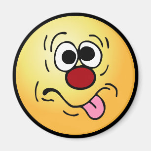 Konstig Ansikte Grumpey Magnet