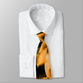 Konstig av bränt rosett band, orange färg slips