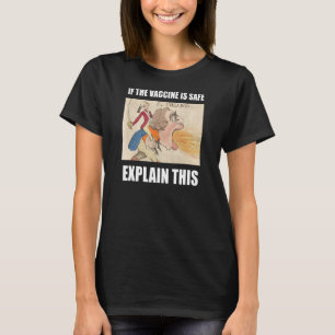 Konstig av vaccinmemorandum Ironic Dumb Progressiv T Shirt