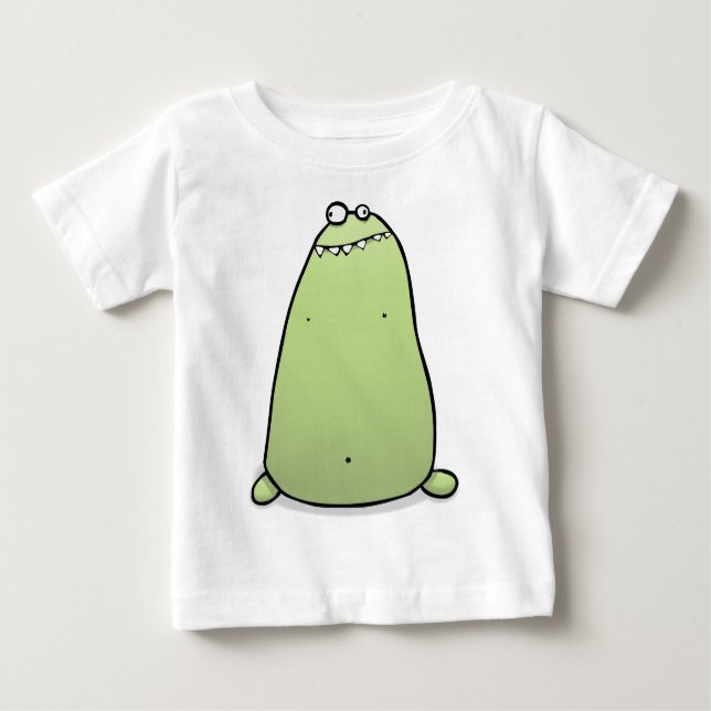 Konstig Baby T-shirt Design - Snot Booger Monster (Framsida)