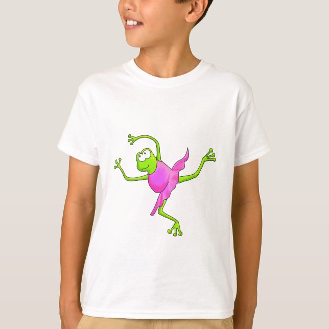 Konstig balettgroda t shirt (Framsida)