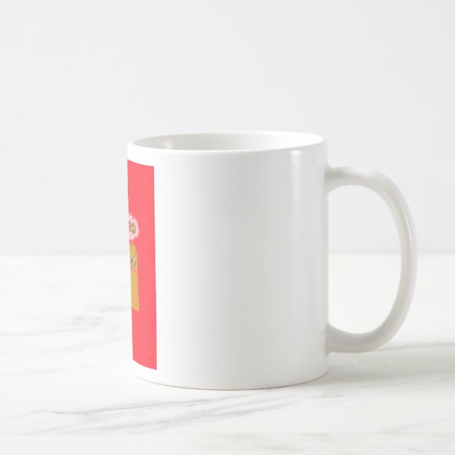 Konstig Bietryck Kaffemugg (Höger)