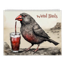 Konstig Birds Art Calendar