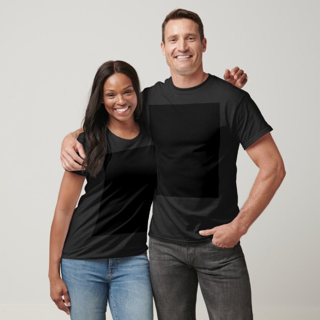 Konstig Black T-Shirt-ANPASSADE T Shirt (Unisex)