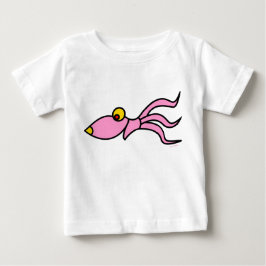 konstig bläckfisk babytröja tee
