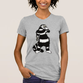 Konstig Cat Skull Mask Whimsical Gothic T Shirt