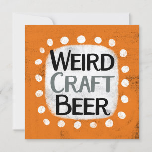 Konstig Craft Beet-hälsningskort Kort