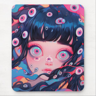 Konstig Creepy Cute Anime Girl Musmatta