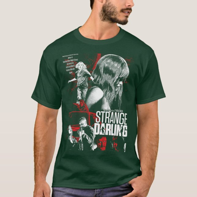 Konstig Darling Film vänner T Shirt (Framsida)