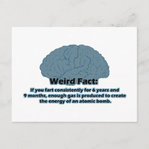 Konstig Fact - atomkonst Vykort