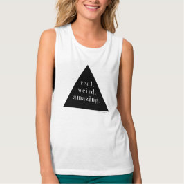 konstig, fantastisk. - Muskelns Tank Tee