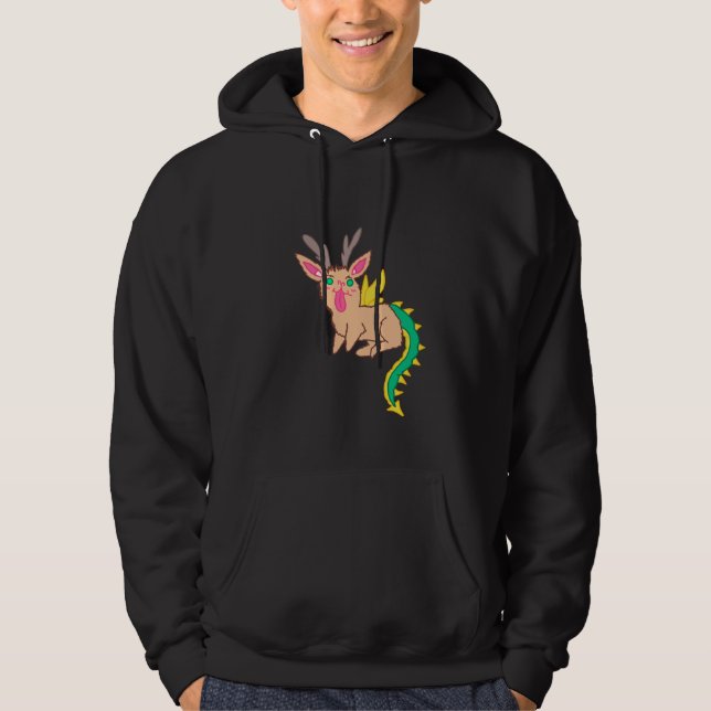 Konstig Fantasy Varelse Tröja  Hoodie (Framsida)