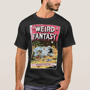 Konstig Fantasy Vintage tecknad bok T-skjorta T Shirt