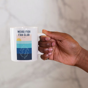 Konstig Fiske Fläkt Klubb Modern Oceanen Sunrise M Kaffemugg