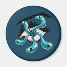 Konstig från skräcken öga tentacle monster  goth