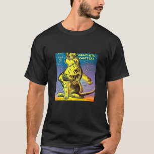 Konstig Ful Katt Grafik Märklig Kattunge Kisse T Shirt