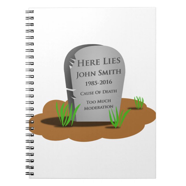 konstig gåva anteckningsbok (Framsidan)