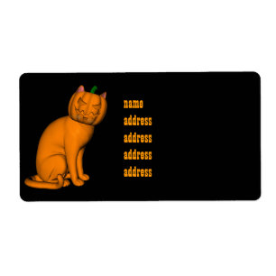 Konstig Halloween Cat Fraktsedel