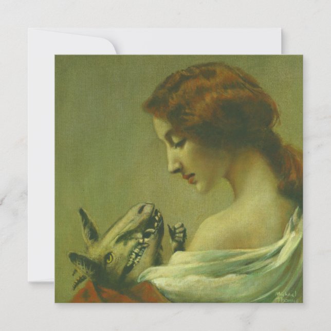 Konstig Halloween Inbjudan (Framsida)