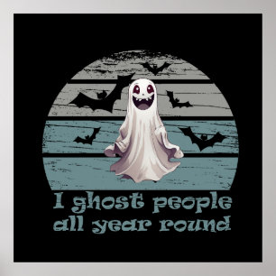 konstig halloween säger poster