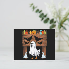 konstig halloween vykort