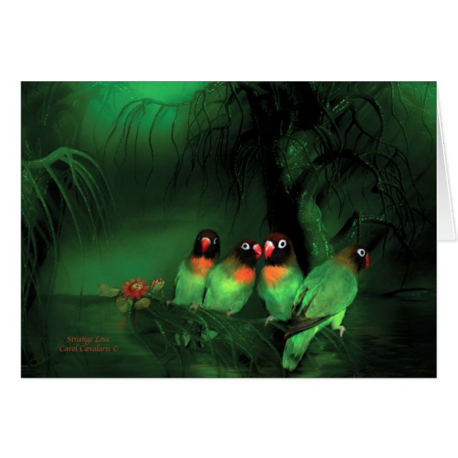 Konstig kärlek ArtCard Hälsningskort (Framsidan Horizontal)