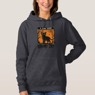 Konstig katt Halloween Vintage gravyr T-shirt Des