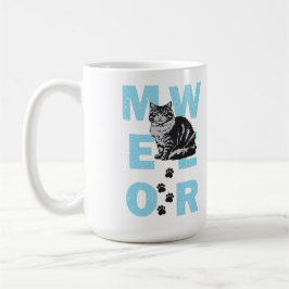 konstig katt kaffemugg
