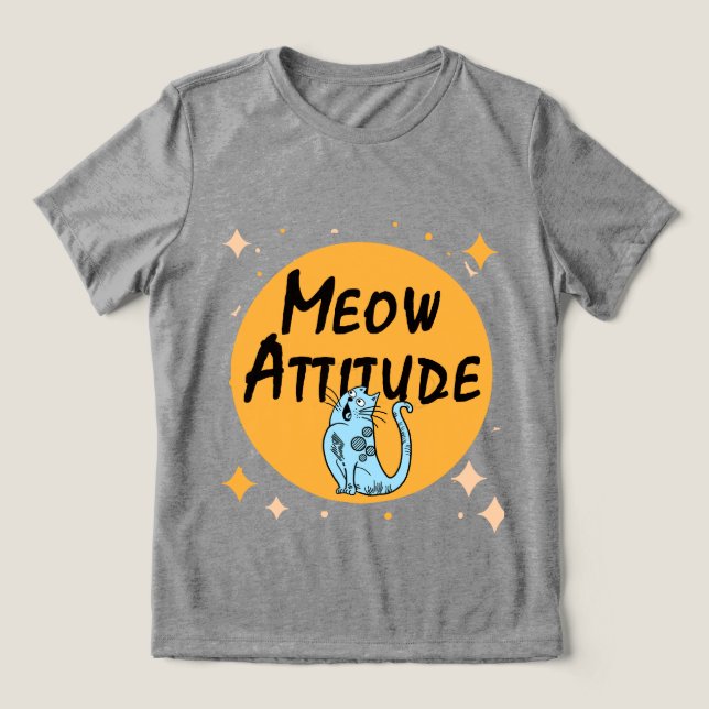 konstig katt t shirt (Design Framsida)