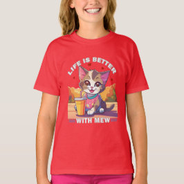 konstig katt t shirt