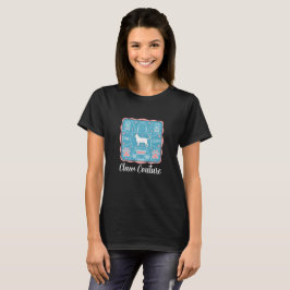 konstig katt t shirt