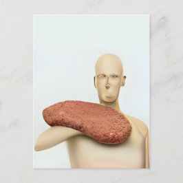Konstig Kött Mannequin Vykort