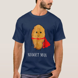 konstig kycklingnugget man ord art t shirt