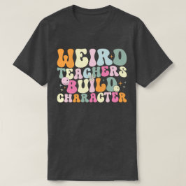 Konstig Lärare Bygger Älskare Coola vid teckenunde T Shirt