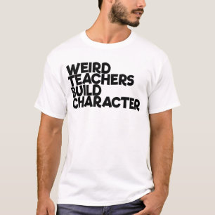 Konstig Lärare Bygger tecken T Shirt