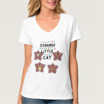 Konstig Liten Katt - Söta Katter i Blommig Design