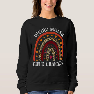 Konstig Mammor Bygger karaktären Leopard Rainbow M T Shirt