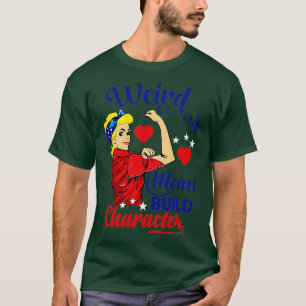 konstig mammor bygger tecken 308 t shirt